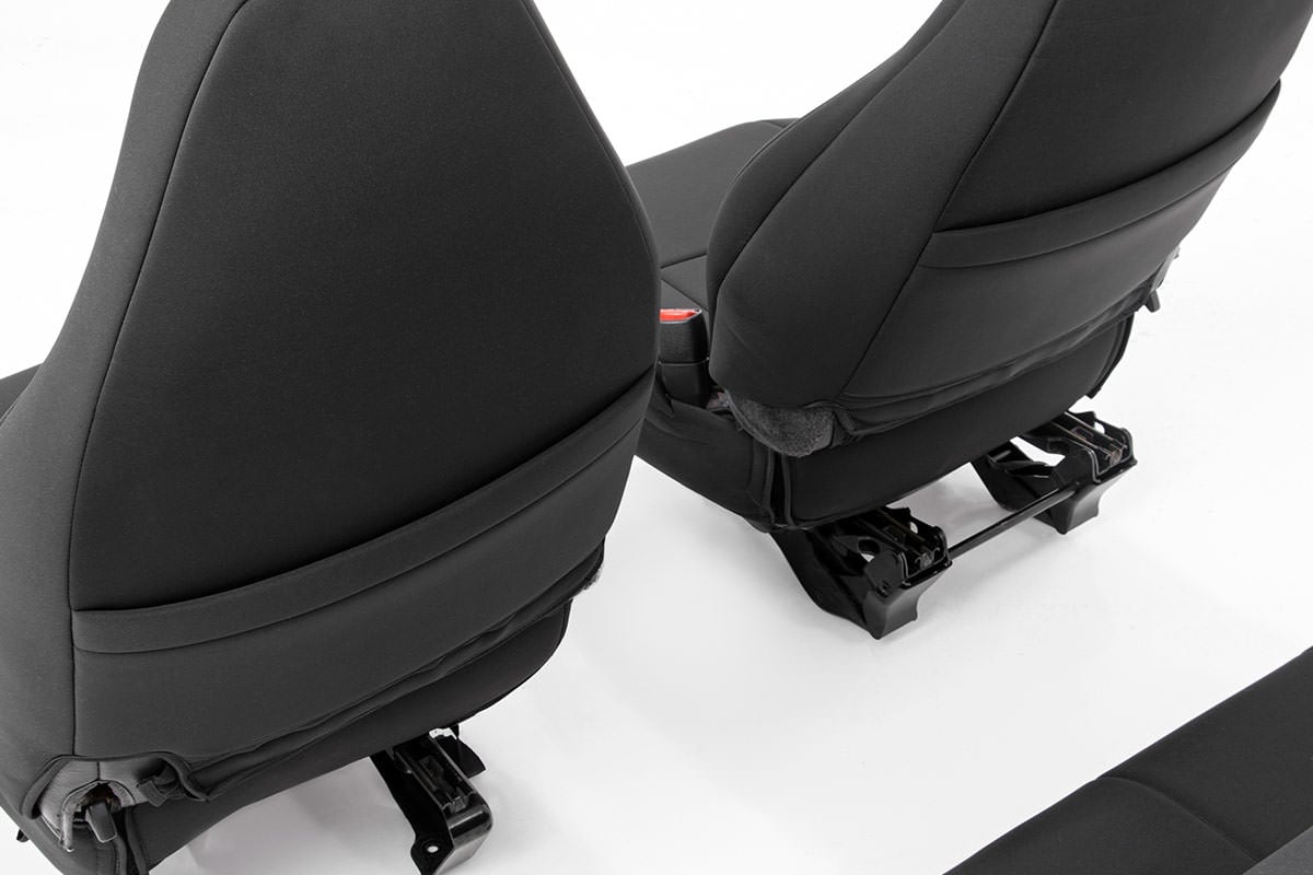 Rough Country Seat Covers | Front and Rear | Jeep Wrangler TJ 4WD (1997-2002)