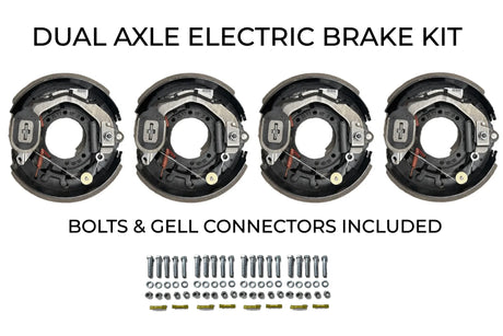 Dual Axle Self Adjusting Electric Brake Kit Compatible with Moritz Trailers - Rodoc Leasing Sales & Service