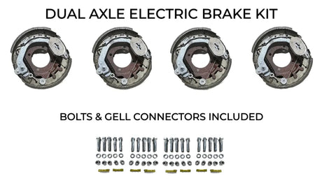 Dual Axle Self Adjusting Electric Brake Kit Compatible with Moritz Trailers - Rodoc Leasing Sales & Service
