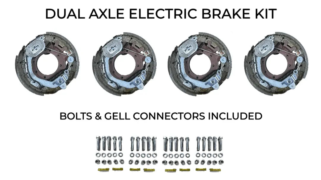 Dual Axle Self Adjusting Electric Brake Kit Compatible with Moritz Trailers - Rodoc Leasing Sales & Service