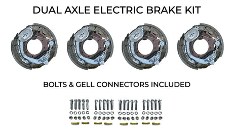 Dual Axle Self Adjusting Electric Brake Kit Compatible with Moritz Trailers - Rodoc Leasing Sales & Service