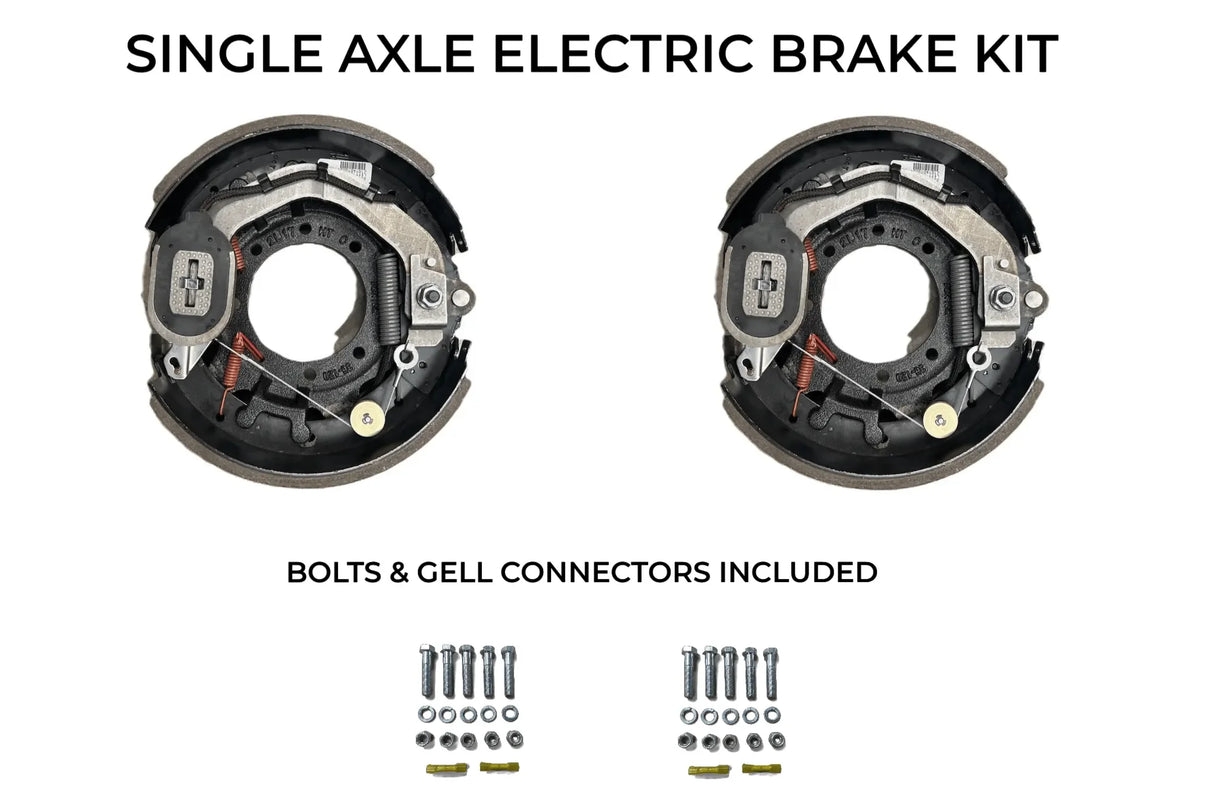 Single Axle Self Adjusting Electric Brake Kit Compatible with Moritz Trailers - Rodoc Leasing Sales & Service