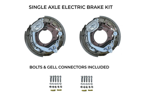 Single Axle Self Adjusting Electric Brake Kit Compatible with Moritz Trailers - Rodoc Leasing Sales & Service