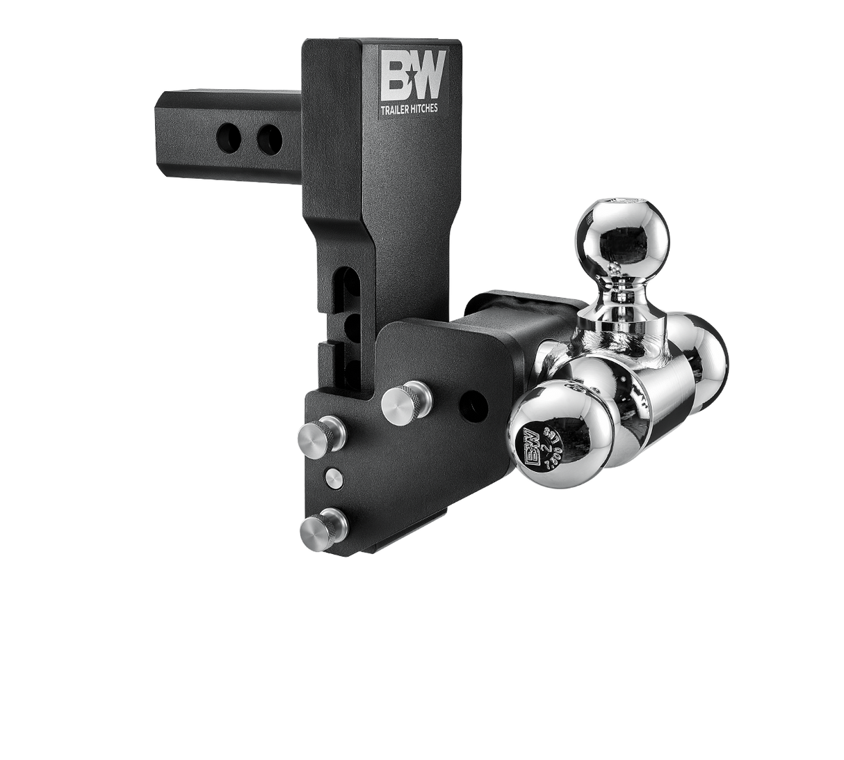 B&W Trailer Hitches Tow & Stow Adjustable Trailer Hitch 2" Receiver - GM Multi-Pro Tailgate - 10,000 lb GTW - TS10066BMP