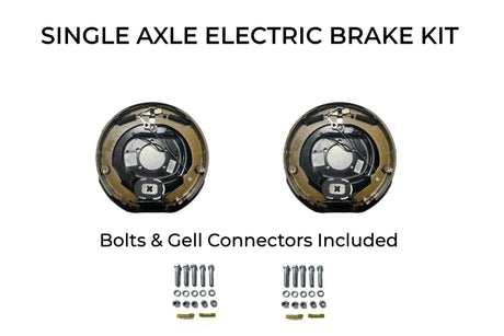 Single Axle Self Adjusting Electric Brake Kit Compatible with Stealth Trailers - Rodoc Leasing Sales & Service