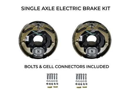 Single Axle Self Adjusting Electric Brake Kit Compatible with United Trailers - Rodoc Leasing Sales & Service