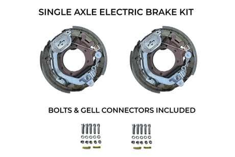 Single Axle Self Adjusting Electric Brake Kit Compatible with United Trailers - Rodoc Leasing Sales & Service