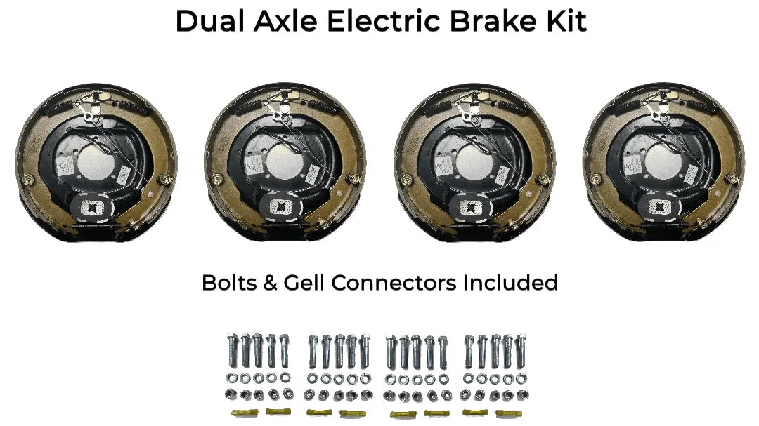 Dual Axle Self Adjusting Electric Brake Kit Compatible with Wilson Trailers - Rodoc Leasing Sales & Service