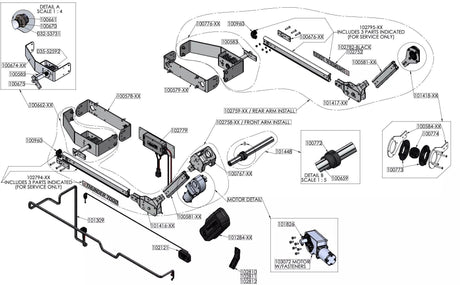 Thunder 7000 Power Tarp System Replacement Parts - Rodoc Leasing Sales & Service 