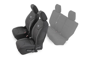 Rough Country Seat Covers | Front and Rear | 4-Door | Jeep Wrangler JK 4WD (2013-2018)
