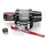 WARN VRX winch with cable and accessories on a white background