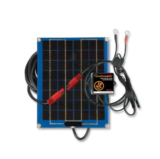 Slim 12Watt Solar Pulse Solar Charger Trickle System