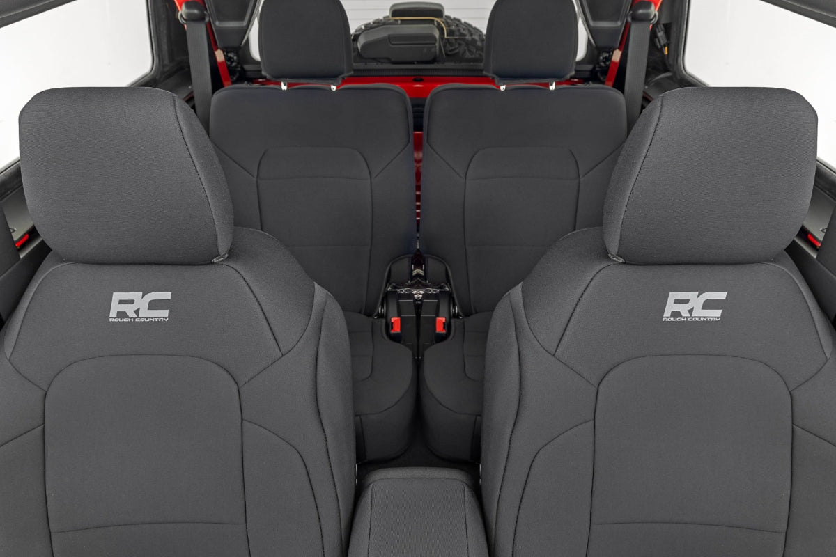 Rough Country Seat Covers | Bucket Seats | FR & RR | Ford Bronco (2 Door) 4WD (2021-2026)