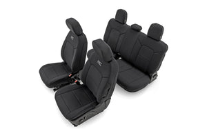 Rough Country Seat Covers | Front Bucket | Rear Bench | Chevy/GMC Canyon/Colorado (2023-2026)