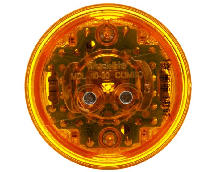 Truck-Lite 30275Y 2" LED Clearance / Marker Light – Amber Lens High Profile (Wilson Trailer Replacement)