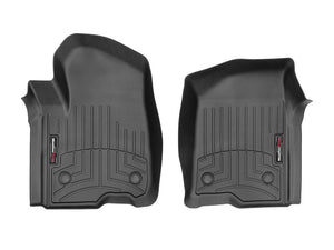 WeatherTech Front FloorLiner - Black - Chevy Silverado / GMC Sierra 1500/2500HD/3500HD (2019-2026) - 4414361