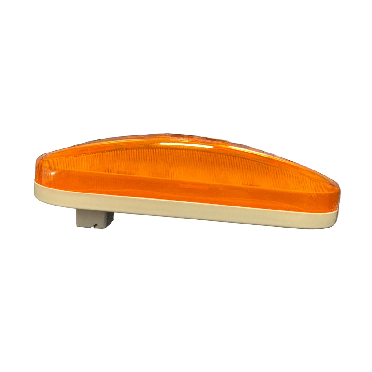 6" Oval Amber view white background