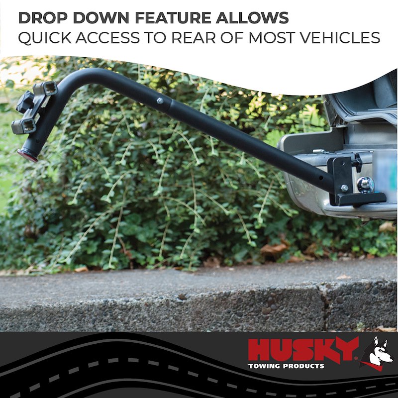 Husky Towing 81146 2-Bike Hitch-Mounted Bike Rack – 2" Receiver