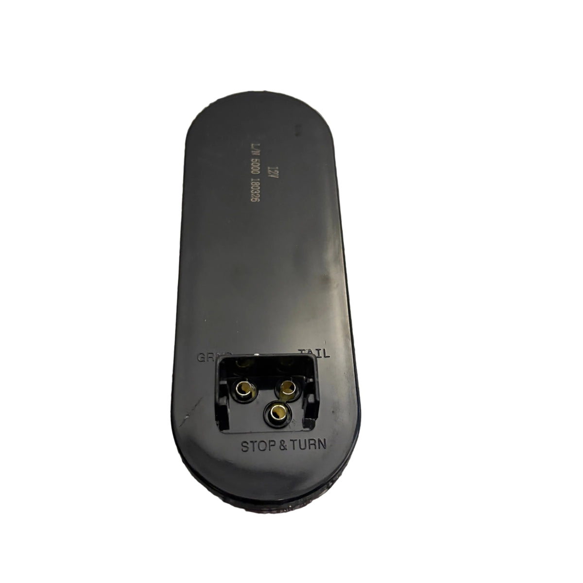 Behnke Trailer Taillight 6" oval bottom on white background
