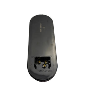 Behnke Trailer Taillight 6" oval bottom on white background