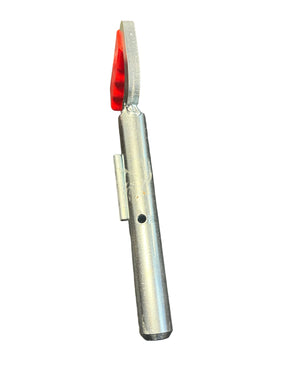 Behnke 1-1/4" x 9" Ramp Pin - Red Grip Handle