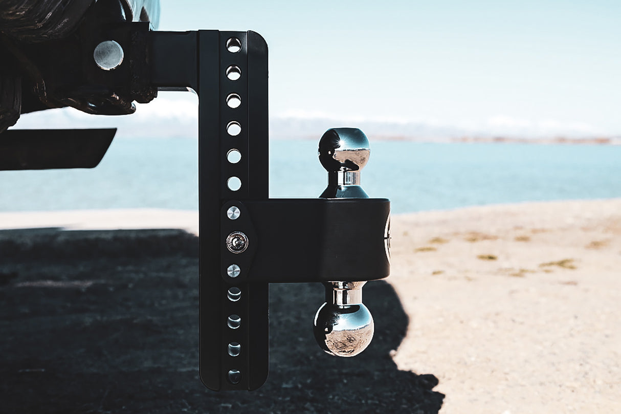Cerakote 180 Hitch 10" Drop Hitch w/ 2" Shank Chrome Plated Combo Ball (10K/12.5K GTWR) w/ WS05