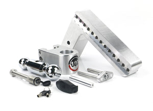 180 Hitch 10" Drop Hitch w/ 2.5" Shank Chrome Plated Combo Ball (10K/18.5K GTWR) w/ WS05