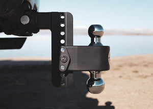 Cerakote 180 Hitch 6" Drop Hitch w/ 2" Shank Chrome Plated Combo Ball (10K/12.5K GTWR) w/ WS05