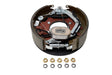 Trailer Parts Pro EB01-155 | 10,000 lb Forward Self-Adjust 12-1/4" x 3-3/8" Electric Drum Trailer Brake | Right Side | 5-Bolt | Black Painted