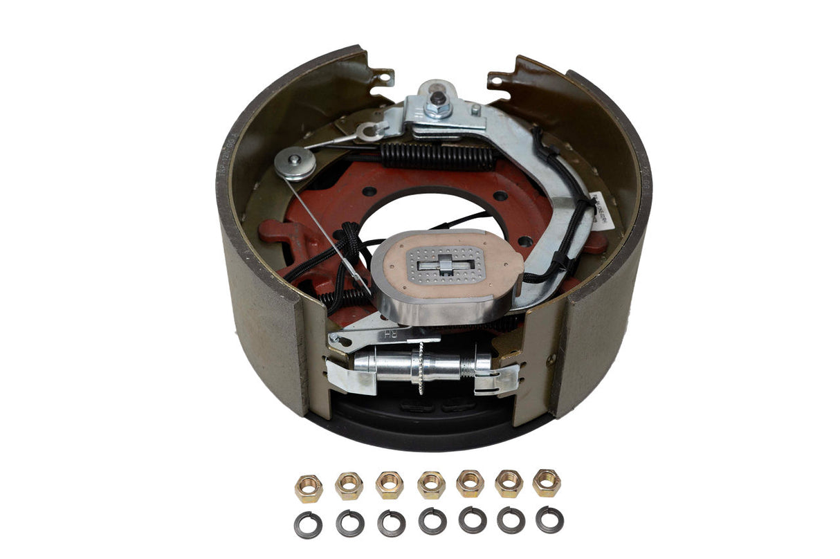 Trailer Parts Pro 16,000 lb Electric Brake Assembly - Right Side 12-1/4" x 5" 7-Bolt Forward Self-Adjust