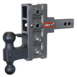 GEN-Y adjustable trailer hitch with dual ball mount in heavy-duty steel