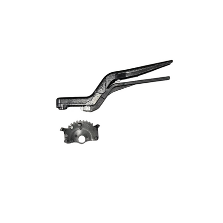 HD700-207-4610N handle for butterfly valve on white background 