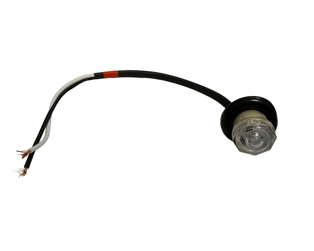 Sure-Trac Red Penny Light – Clear Lens 3/4" Bullet Marker/Clearance Light