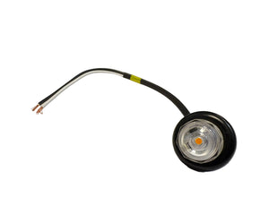 Sure-Trac Clear Lens Amber Penny Light (3/4") – Grommet Mount Marker/Clearance