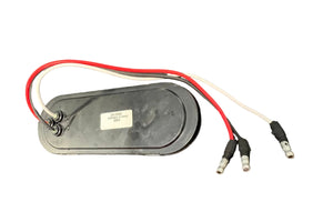 Wilson Trailer 6" Clear Lens Red STT Oval Light – Hardwired Rear Panel (Grote 54802-3)