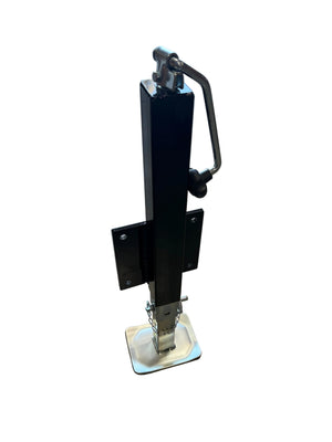 Sure-Trac 7K Top Wind Trailer Jack – OEM Replacement with Welded 8"x8" Mounting Plate