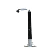 Sure-Trac Drop Leg 8K Jack Replacement — trailer jack with black square tube frame and silver crank handle, on white background