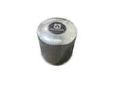 Wilson Alcoa extended hub cover, polished aluminum wheel center cap, on white background