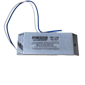 Hydrastar HBA-CAM trailer brake actuator control module with blue and white wires