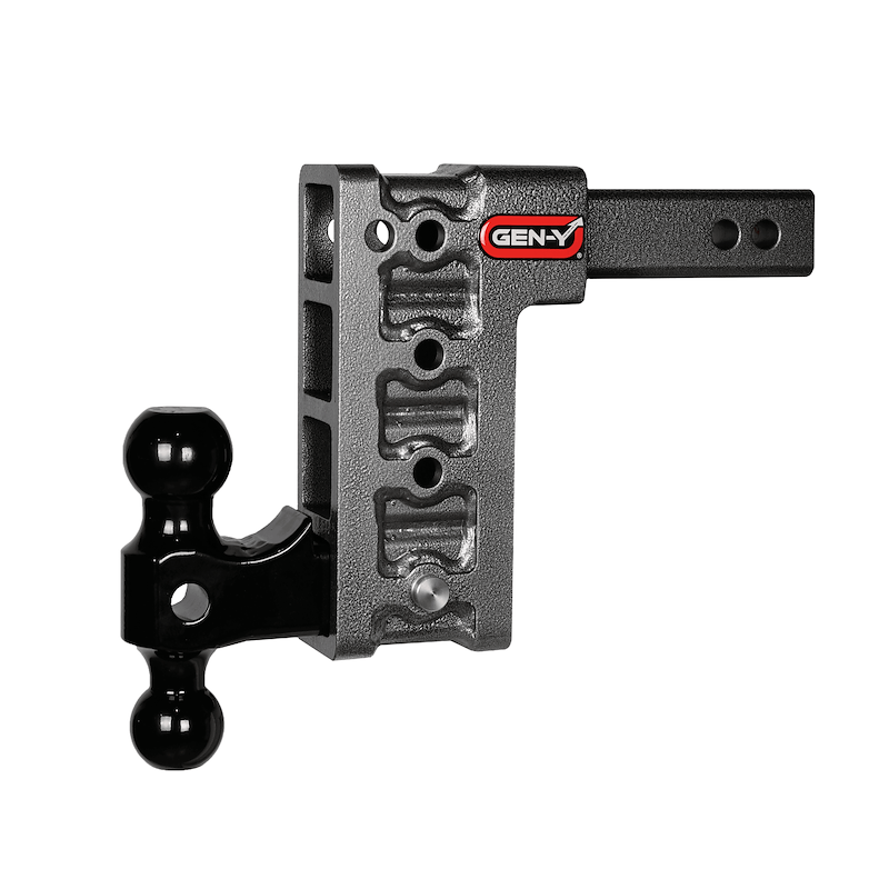 Gen-Y MEGA-DUTY 2" Shank 7.5" Drop 2K TW 16K Hitch & GH-051 Dual-Ball