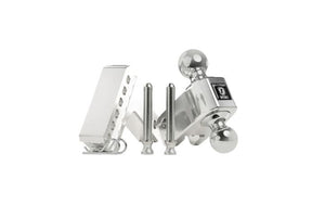 BulletProof AL202 Aluminum Adjustable Hitch – 2" Receiver, Dual Ball, 14K