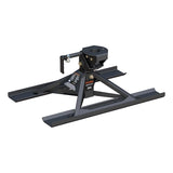 CURT 16051 CrossWing 5th Wheel Trailer Hitch | 20,000 LB Capacity | Mounts Over Gooseneck Ball | 3 Height Adjustments | Lightweight Steel