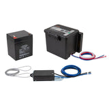 CURT 52044 Trailer Breakaway System Kit with Push-To-Test Battery Case