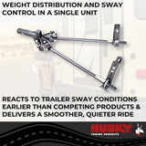 Center Line TS PLUS Weight Distribution Hitch, 2" Ball, 8,000 GTW – Husky Towing 33301