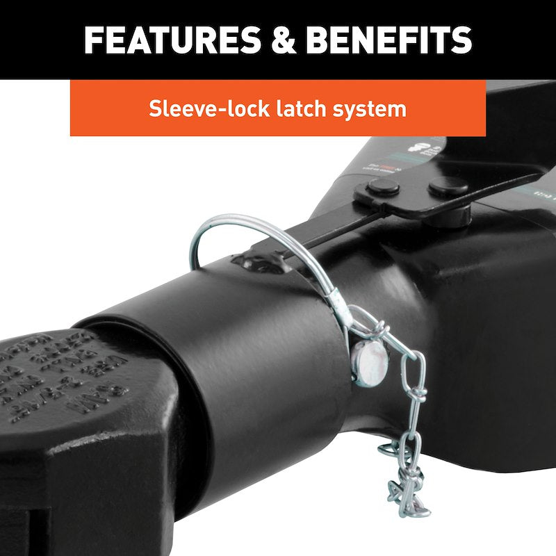 CURT 25227 A-Frame Trailer Coupler – 2-5/16" Ball – 12,500 lb Class IV