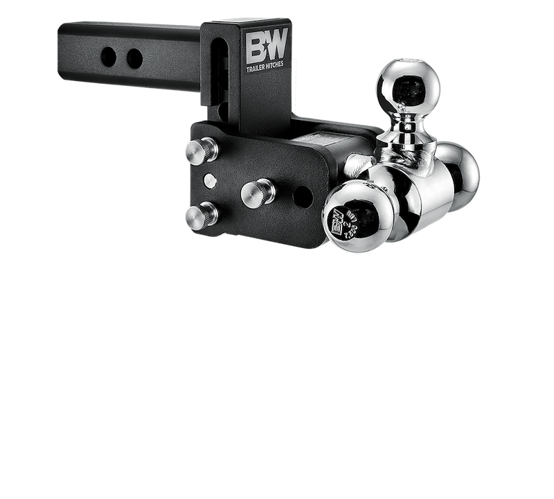 B&W Trailer Hitches Tow & Stow Model 6 Adjustable Trailer Hitch 2" Receiver Class IV - 10,000 lb GTW - TS10047B