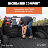 CURT 60703 PowerRide Under-Bed Gooseneck Trailer Hitch | Direct-Fit | Up to 40,000 LB Towing Capacity