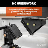 CURT 16051 CrossWing 5th Wheel Trailer Hitch | 20,000 LB Capacity | Mounts Over Gooseneck Ball | 3 Height Adjustments | Lightweight Steel
