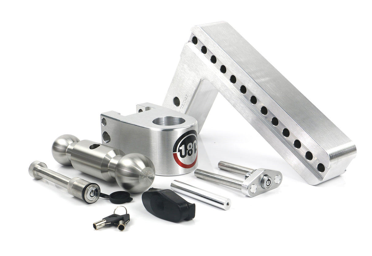 180 Hitch 10" Drop Hitch w/ 2.5" Shank (10K/18.5K GTWR) w/ WS05