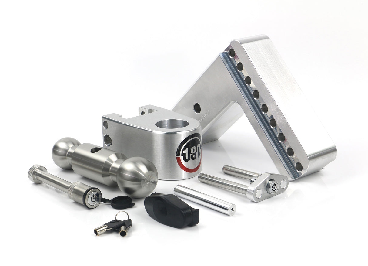 180 Hitch 6" Drop Hitch w/ 2" Shank (10K/12.5K GTWR) w/ WS05